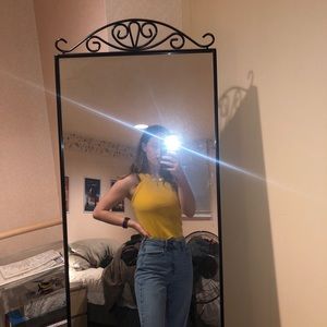Yellow crop top from Australia